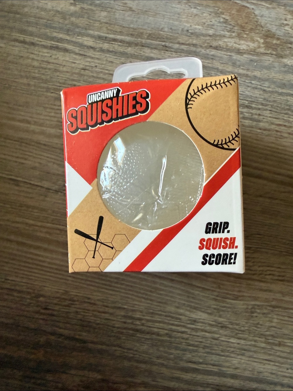 Clear white BASEBALL ⚾️ squishy